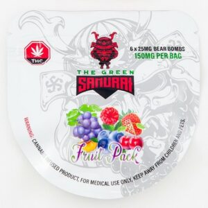 The Green Samurai – Fruit Pack Gummies – 150mg | Buy My Weed Online Canada