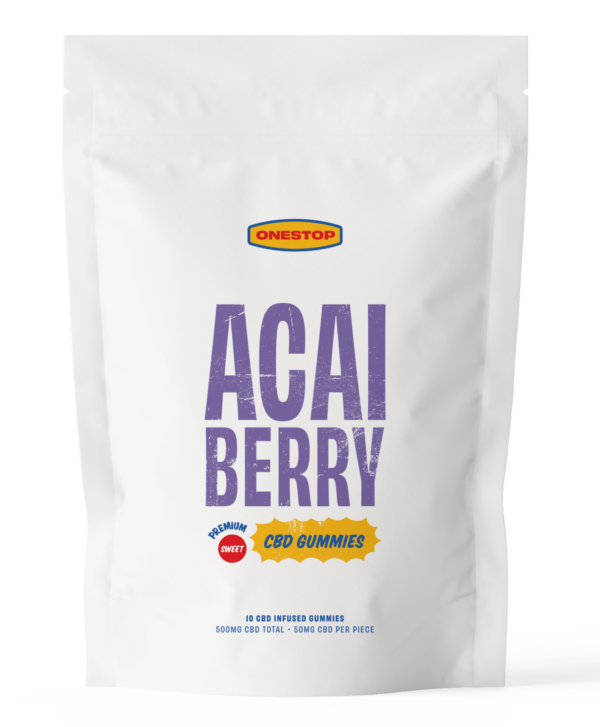 OneStop – Açai Berry CBD Gummies 500mg | Buy My Weed Online Canada