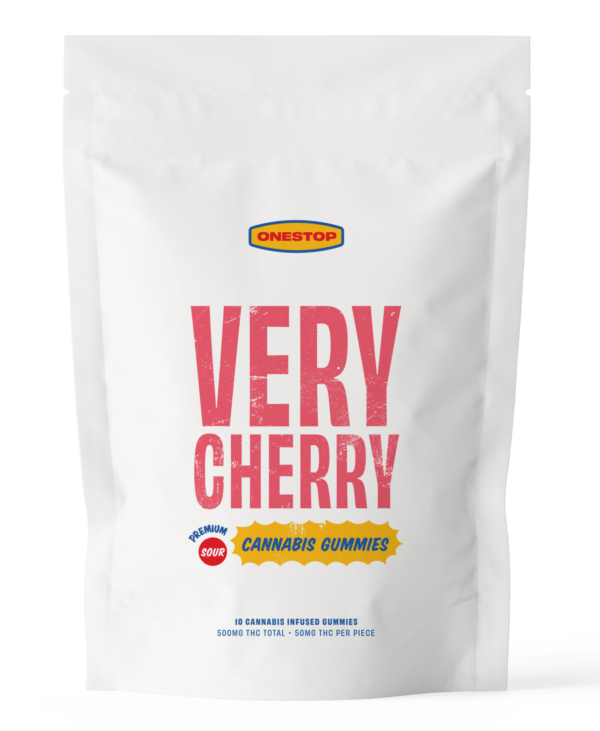 Onestop – Very Cherry THC Gummies 500mg | Buy My Weed Online Canada