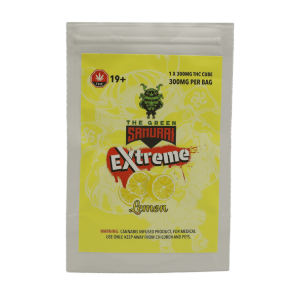 Green Samurai Extreme – Lemon Gummy – 300mg THC | Buy My Weed Online Canada